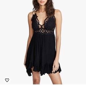 NWT Free People Adella Slip Dress Blue